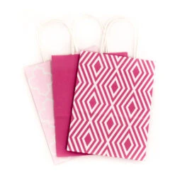 Hallmark 10.7" 12-Pack Assorted Kraft Paper Gift Bags -Hallmark Gift Shop 10.7 Prints and Solids 12Pack Assorted Gift Bags 5EGB6051 06