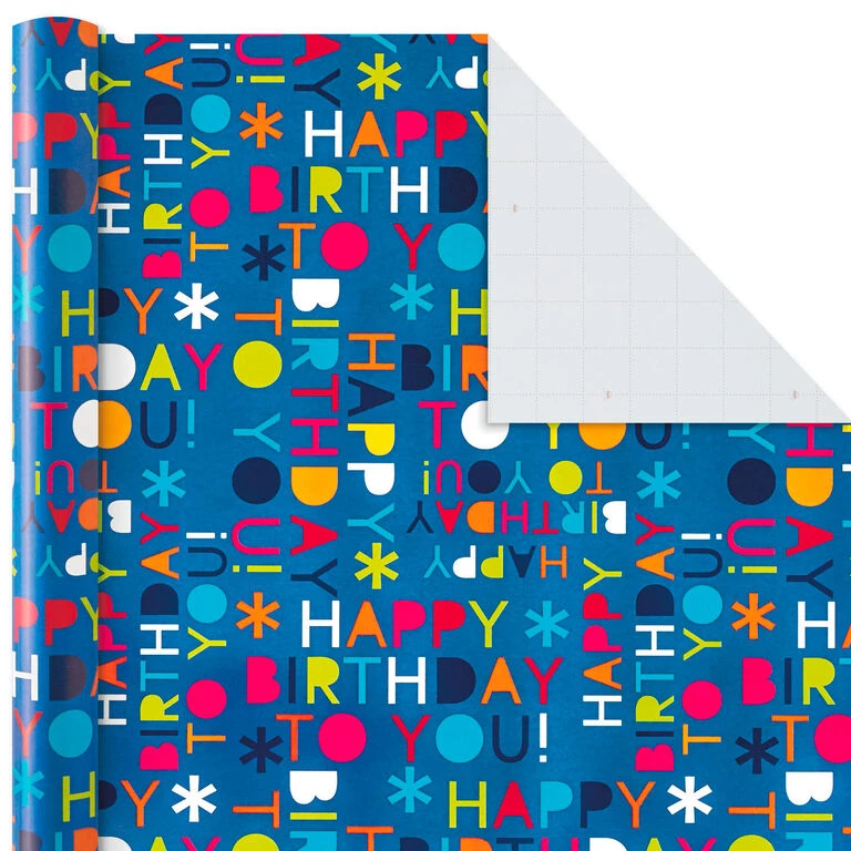 Hallmark All Occasions Wrapping Paper Rolls, 6 Pack 4 Hallmark All Occasions Wrapping Paper Rolls, 6 Pack - Image 4