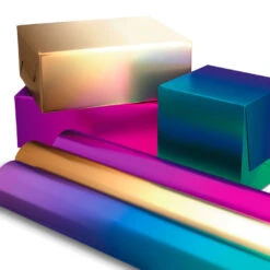 Hallmark Gift Shop -Hallmark Gift Shop Assorted Ombr Foil Wrapping Paper 5EWR2655 02