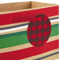 Hallmark Assorted Rustic Designs 8-Pack Small, Medium And Large Christmas Gift Bags -Hallmark Gift Shop Assorted Small Large Rustic Christmas Gift Bags 5XGB4894 06