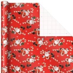 Hallmark Very Vintage Christmas 3-Pack Assortment Wrapping Paper, 120 Sq. Ft. 11 Hallmark Very Vintage Christmas 3-Pack Assortment Wrapping Paper, 120 Sq. Ft. -Hallmark Gift Shop Assorted Vintage Designs Christmas Wrapping Paper 5JXW1079 05