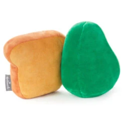 Hallmark Better Together Avocado And Toast Magnetic Plush, 5" -Hallmark Gift Shop Avocado and Toast Magnetic Plush 1KID2091 03