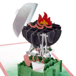 Hallmark Just For You BBQ Grill 3D Pop-Up Birthday Card -Hallmark Gift Shop BBQ Grill 3D PopUp Birthday Card 1299LAD2898 04