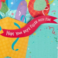 Hallmark 16" Fun Balloons Pop-Up Jumbo Birthday Card -Hallmark Gift Shop Balloons for Fun Birthday Card 1299CBG1009 03