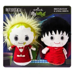 Hallmark Itty Bittys® Beetlejuice™ And Lydia Deetz Plush, Set Of 2 -Hallmark Gift Shop Beetlejuice and Lydia Deetz Plush itty bittys 1KDD2094 03