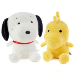Hallmark Better Together Peanuts® Snoopy And Woodstock Magnetic Plush, 5.25" -Hallmark Gift Shop Better Together Peanuts Snoopy Woodstock Magnetic Plush 1BTG1003 04