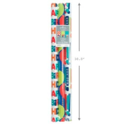 Hallmark Birthday Celebration 3-Pack Reversible Wrapping Paper -Hallmark Gift Shop Birthday Celebration 3Pack Reversible Wrapping Paper 5EWR2946 03
