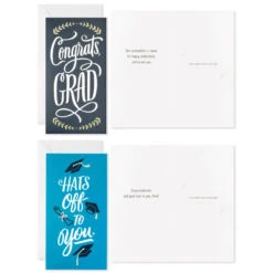 Hallmark Sophisticated Assorted Money Holder Graduation Cards, Pack Of 36 13 Hallmark Sophisticated Assorted Money Holder Graduation Cards, Pack Of 36 -Hallmark Gift Shop Blue Black Money Holder Graduation Cards Assortment 5GEY1002 05
