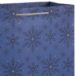 Hallmark Bulk Blue And Gray 18-Pack Holiday Gift Bags, Assorted Sizes And Designs -Hallmark Gift Shop Blue and Gray Holiday Gift Bags Bulk Pack 5XGB1425 04