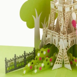 Hallmark Bonjour Eiffel Tower 3D Pop-Up Hello Card -Hallmark Gift Shop Bonjour Eiffel Tower 3D PopUp Hello Card 1299LAD9664 04