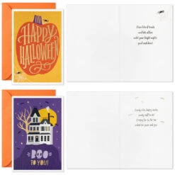 Hallmark Boo To You Boxed Halloween Cards Assortment, Pack Of 36 -Hallmark Gift Shop Boo to You Boxed Halloween Cards Assortment 5ELT1011 04