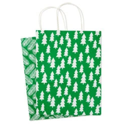 Hallmark 13" Bright Fun 12-Pack Assorted Christmas Gift Bags -Hallmark Gift Shop Bright Fun 12 Assorted Large Christmas Gift Bags 5XGB2812 09