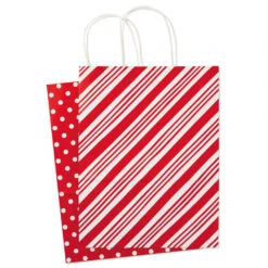 Hallmark 13" Bright Fun 12-Pack Assorted Christmas Gift Bags -Hallmark Gift Shop Bright Fun 12 Assorted Large Christmas Gift Bags 5XGB2812 10