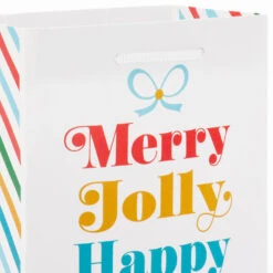 Hallmark Bright Wishes 8-Pack Christmas Gift Bags, Assorted Sizes And Designs -Hallmark Gift Shop Bright Wishes Assortment Christmas Gift Bags 5XGB1447 06