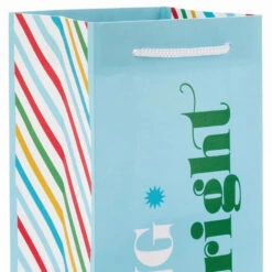 Hallmark Bright Wishes 8-Pack Christmas Gift Bags, Assorted Sizes And Designs -Hallmark Gift Shop Bright Wishes Assortment Christmas Gift Bags 5XGB1447 07