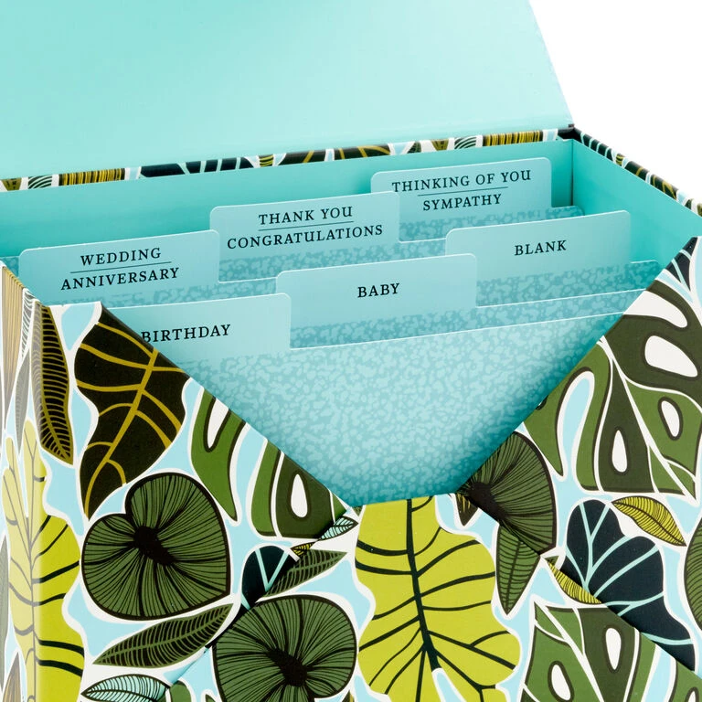 Hallmark Premium Assorted Handmade All-Occasion Cards In Leaf Print Organizer, Box Of 24 9 Hallmark Premium Assorted Handmade All-Occasion Cards In Leaf Print Organizer, Box Of 24 - Image 9