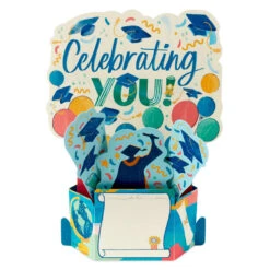 Hallmark Celebrating You 3D Pop-Up Graduation Cards, Pack Of 8 -Hallmark Gift Shop Celebrating You Graduation Cards Pack 5GEY2016 03