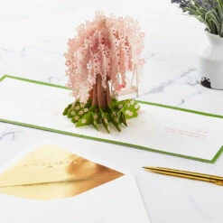 Hallmark One And Only Love Cherry Blossoms 3D Pop-Up Valentine's Day Card -Hallmark Gift Shop Cherry Blossoms 3D PopUp Valentines Day Card 1299IAV5022 05