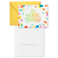 Hallmark Colorful Assorted Birthday Cards With Pouch And Pen, Pack Of 10 -Hallmark Gift Shop Colorful Assorted Birthday Cards With Pouch and Pen 1SOM3848 03