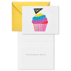 Hallmark Colorful Assorted Birthday Cards With Pouch And Pen, Pack Of 10 -Hallmark Gift Shop Colorful Assorted Birthday Cards With Pouch and Pen 1SOM3848 05