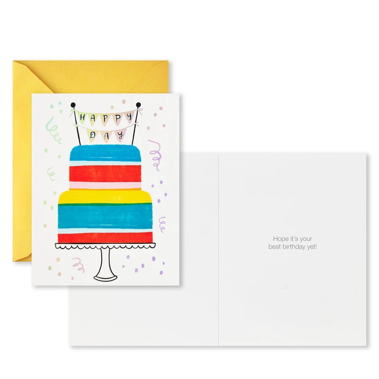 Hallmark Colorful Assorted Birthday Cards With Pouch And Pen, Pack Of 10 - Image 6