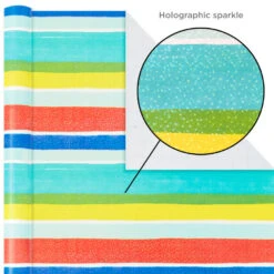 Hallmark Colorful Celebration 3-Pack Wrapping Paper, 55 Sq. Ft. Total -Hallmark Gift Shop Colorful Celebration 3Pack Wrapping Paper Rolls 5EWR6373 04