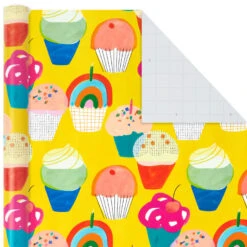 Hallmark Colorful Celebration 3-Pack Wrapping Paper, 55 Sq. Ft. Total -Hallmark Gift Shop Colorful Celebration 3Pack Wrapping Paper Rolls 5EWR6373 06