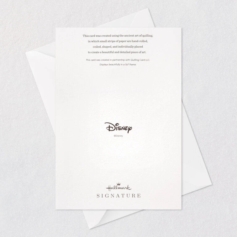 Hallmark Disney Princess Jasmine Magical Day Quilled Paper Handmade Card 7 Hallmark Disney Princess Jasmine Magical Day Quilled Paper Handmade Card - Image 7