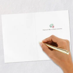 Hallmark Disney The Little Mermaid Ariel Happy Wish Quilled Paper Handmade Card -Hallmark Gift Shop Disney The Little Mermaid Ariel Quilled Paper Card 1299LAD2858 06