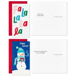Hallmark Colorful And Casual Money-Holder Boxed Christmas Cards Assortment, Pack Of 36 -Hallmark Gift Shop Festive Assorted MoneyHolder Boxed Christmas Cards 5CZE2139 03