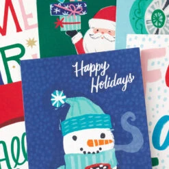 Hallmark Colorful And Casual Money-Holder Boxed Christmas Cards Assortment, Pack Of 36 -Hallmark Gift Shop Festive Assorted MoneyHolder Boxed Christmas Cards 5CZE2139 06