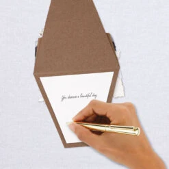 Hallmark Flower Bouquet Beautiful Day Birthday Card -Hallmark Gift Shop Floral Bouquet Displayable Birthday Card 1299LAD9483 06