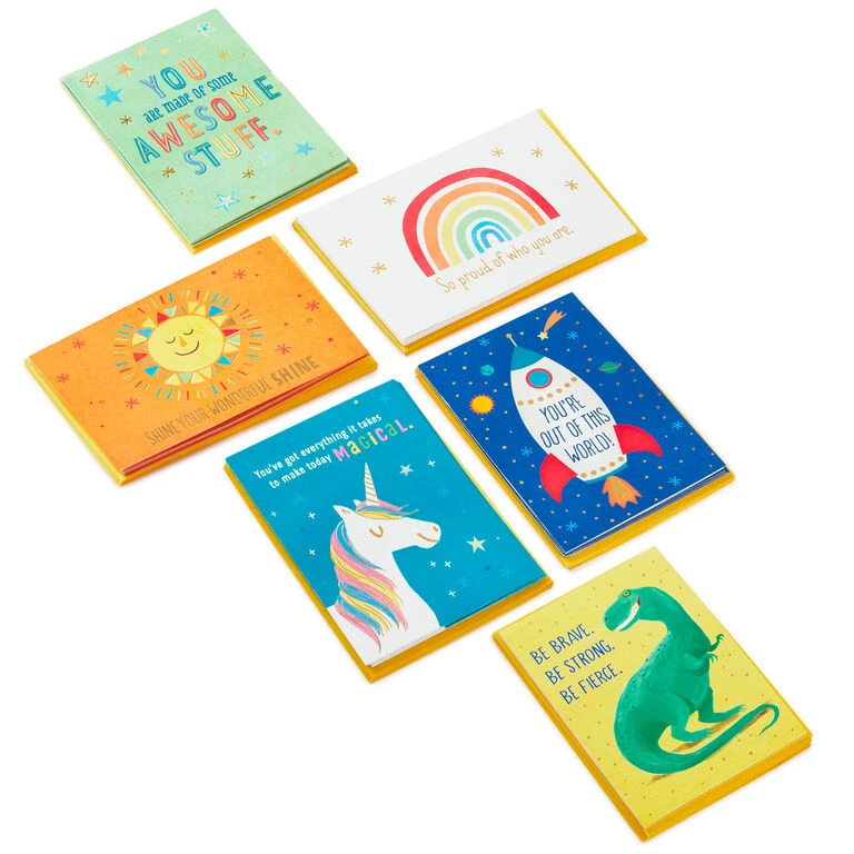 Hallmark Fun Kids Assortment Encouragement Cards, Pack Of 36 1 Hallmark Fun Kids Assortment Encouragement Cards, Pack Of 36