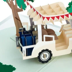 Hallmark Hope Your Day Is Good To A Tee Golf 3D Pop-Up Card -Hallmark Gift Shop Golf Cart Pun Good Day 3D PopUp Card 5RZH1304 04