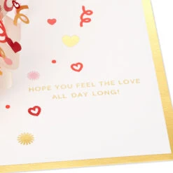 Hallmark Love You More 3D Pop-Up Love Card -Hallmark Gift Shop Heart Pattern 3D PopUp Love Card 1299IAV5835 03