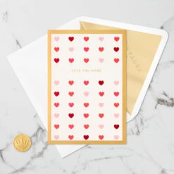 Hallmark Love You More 3D Pop-Up Love Card -Hallmark Gift Shop Heart Pattern 3D PopUp Love Card 1299IAV5835 04