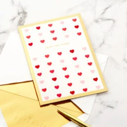 Hallmark Love You More 3D Pop-Up Love Card -Hallmark Gift Shop Heart Pattern 3D PopUp Love Card 1299IAV5835 05