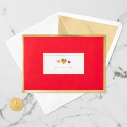 Hallmark All My Love Hearts 3D Pop-Up Love Card -Hallmark Gift Shop I Love You Hearts 3D PopUp Love Card 1299LAD2889 04