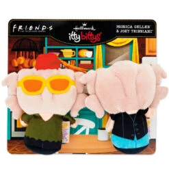 Hallmark Itty Bittys® Friends Joey And Monica Plush, Set Of 2 -Hallmark Gift Shop Joey and Monica Turkey Heads Plush Friends itty bittys 1KDD2071 03