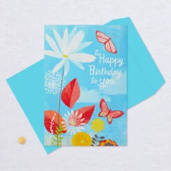Hallmark 16" Joyful Butterflies Pop-Up Jumbo Birthday Card -Hallmark Gift Shop Joyful Butterflies Pop Up Birthday Card 1299CBG1010 06
