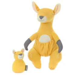 Hallmark Kangaroo And Baby Joey Stuffed Animal And Rattle Set -Hallmark Gift Shop Kangaroo and Baby Joey Plush and Rattle Set 1BBY4819 03