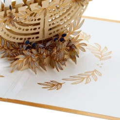 Hallmark Season Full Of Light 3D Pop-Up Hanukkah Card -Hallmark Gift Shop Menorah 3D PopUp Hanukkah Card 5XXH1003 04