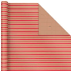 Hallmark Merry Kraft Prints 3-Pack Christmas Wrapping Paper, 90 Sq. Ft. -Hallmark Gift Shop Merry Kraft Prints 3Pack Christmas Wrapping Paper 5JXW1050 07