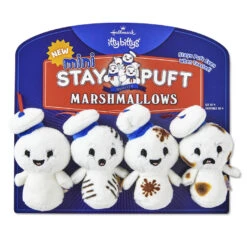 Hallmark Itty Bittys® Ghostbusters: Afterlife™ Mini Stay Puft Marshmallows Plush, Set Of 4 -Hallmark Gift Shop Mini Stay Puft Marshmallows Ghostbusters Afterlife itty bittys 1KDD1890 03