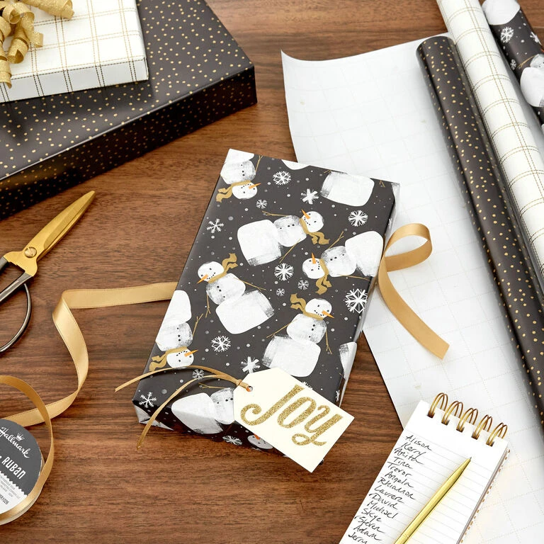 Hallmark Modern Holiday 3-Pack Wrapping Paper Assortment, 120 Sq. Ft. 2 Hallmark Modern Holiday 3-Pack Wrapping Paper Assortment, 120 Sq. Ft. - Image 2