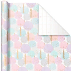 Hallmark Modern Muted 3-Pack Wrapping Paper, 55 Sq. Ft. Total -Hallmark Gift Shop Modern Muted 3Pack Wrapping Paper Rolls 5EWR6369 05