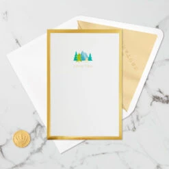 Hallmark Love Sharing Life's Adventure With You 3D Pop-Up Love Card -Hallmark Gift Shop Mountains and Trees 3D PopUp Love Card 1299LAD2890 04