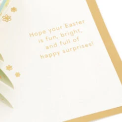 Hallmark Happy Surprises 3D Pop-Up Easter Card -Hallmark Gift Shop Pastel Eggs 3D PopUp Easter Card 1299IRC7072 03