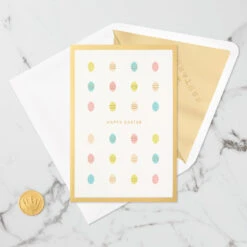 Hallmark Happy Surprises 3D Pop-Up Easter Card -Hallmark Gift Shop Pastel Eggs 3D PopUp Easter Card 1299IRC7072 05