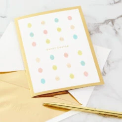 Hallmark Happy Surprises 3D Pop-Up Easter Card -Hallmark Gift Shop Pastel Eggs 3D PopUp Easter Card 1299IRC7072 06